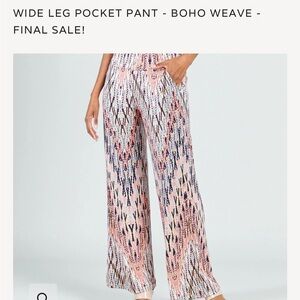 CLARA SUNWOO Pink and Black Wide Leg Jumpsuit